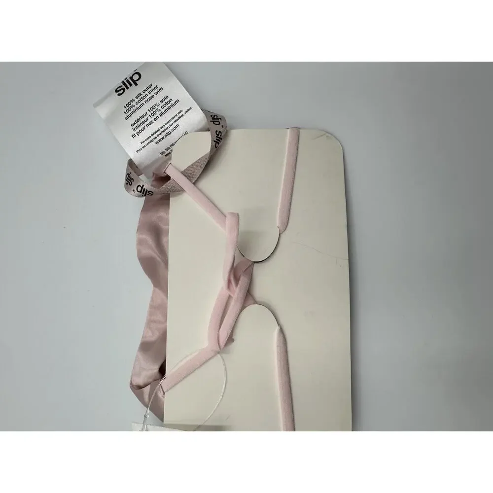 Slip Double Sided Silk Face Covering Pink Face Mask